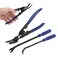 3 Pcs Rivet Buckle Removal Tool Light Plier Set Blue Auto Repairing Car Dashboard Removal Tool with Oxford Storage Bag