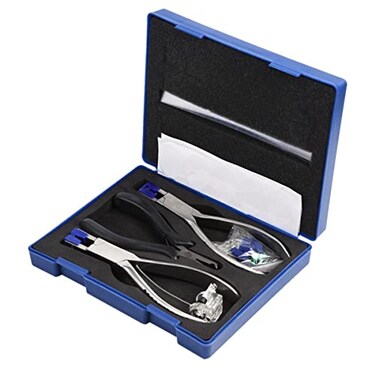 YUYTE Rimless Eye Glasses Repairing Tools Kit, Professional Eyeglasses Plier Set Rimless Disassembly Glasses Frames Optical Tools Kit Rimless Repair Disassembly Glasses Frames