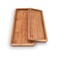 Samhita Acacia Wood Rectangular Wooden Platters for Food Holder/BBQ/Party Buffet Gift for Friend, Family.