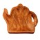Purpledip Wooden Serving Tray/Platter 'Tea-time': Small Plate for Snacks, Cookies, Fruits Or Aftermints (11288)