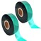 Medoore 2 Rolls Stretch Tie Tape Garden Tie Tape Thick Plant Ribbon Garden Green Vinyl Stake for Indoor Outdoor Patio Plant Use, 1 Inch Wide by 150 Feet Long