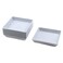 Pufguy Plant Saucers White Plant Tray 4.7" x 4.7" Square Drip Trays Planter Pots - 10pcs