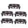 Yardwe 5Pcs Plastic Plant Stands, Flowerpot Base Fishbowl Display Stands Plant Stand Vase Stand Home Decor, 4 Inch