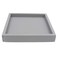 DOITOOL 8. 9x8. 9x1. 38 inch Square Plant Saucer, Thicken Plastic Plant Trays, Leakproof Plant Water Catcher Tray for Garden Potted Water Drips and Soil (Grey)