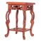 KONTONTY Household Wooden Craft Display Stand Chinese Style Vase Supporting Pedestal Oriental Furniture for Home Decor Elegant Risers for Decor Wooden Pedestal Stand
