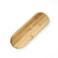 1 Piece Bamboo Saucer 11 Inch Planter Pot Saucer Plant Tray Bamboo Plant Saucer Oval Plant Pot Tray Flower Drip Tray Flower Pot Drainage Tray for Indoor and Outdoor Plants