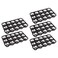 Happyyami Decorative Plants 5pcs Nursery Pot Holder Trays Cell Plastic Trays Sowing Trays for Propagation Germination Pot Holder Flower Pots Indoor