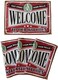 Rustic Placemats Set of 4 - Perfect for Kitchen and Retro Dining Room Table Decor   Farmhouse Place Mats