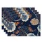 Japanese Placemats Set of 4 for Table Decor,18x12 Inch Abstract Asian Oriental Table Mats for Party Kitchen Dining Table Linen