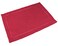 CleverDelights Red Hemstitched Placemats - 6 Pack - 14" x 20" - 55/45 Linen Cotton Blend