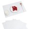 Jsenvpon PP Plastic White Placemats Set of 4 Easy Clean Washable Table Mats for Indoor Outdoor Heat Resistant Placemat Rectangular Wipeable Place mats (4, White)