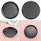 Acouto Tray Microwave Crisper Plate 23&Atilde;&mdash;23&Atilde;&mdash;4 9 Inch Carbon Steel Nonstick Round Pizza Pan Microwave Oven Baking Dishes Pans Pie Tray Baking