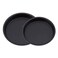 Leadigol 2PCS Round Carbon Steel Pizza Pan, Non-Stick, Deep Dish, Heavy Duty, Rust Free, Durable, Easy Clean