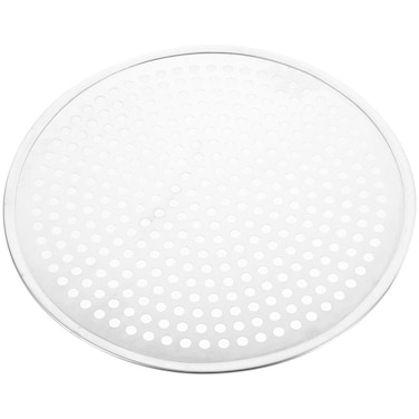 Luxshiny Pizza Pan with Holes Pizza Tray Aluminium Alloy Pizza Pan 12inch Round Pizza Baking Sheet Oven Tray Pizza Crisper Pan Perforated Pizza Cooking Pan for Oven