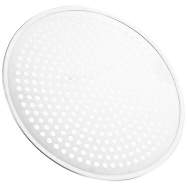 Luxshiny Pizza Pan with Holes 12inch Stainless Steel Round Pizza Pan for Oven Bakeware Pizza Tray Nonstick Perforated Pizza Crisper Tray Bakeware Cooking Dish for Home Kitchen