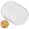 Boocalny 3 Pack Pizza Screen, 12 Inch Pizza Baking Screen, Aluminum Alloy Restaurant Grade Baking Screen for Oven, Round Pizza Crisper Tray, Pizza Mesh Baking Tray for Home Kitchen, BBQ, Seamless