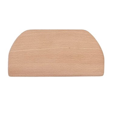 Wooden Pastry Bench Scraper Chopper Cake Cutter Multipurpose Kitchen Gadget for Cooking Baking Bread and Pizza Dough
