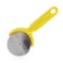 Stainless Steel Pizza Cutter - 7.75 inch Slicer for Pizzas, Pockets and More - Yellow Plastic Handle Pizza Cutter Wheel.