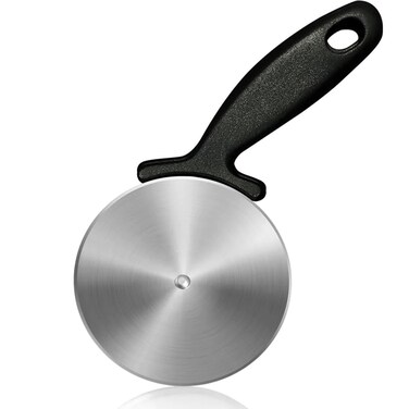 Rocky Mountain Goods Large Pizza Cutter Wheel with Thumb Guard 9&acirc;&euro;- Large Blade for Cutting through Pizza, Brownies, Quesadillas, Deep Dish - Dishwasher Safe