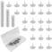 Unlorspy 25 Sets Magnet Thumb Tacks No Hole Tack Magnetic Push Pins for Map, Photo, Poster,Paper Craft,Walls Bulletin Boards