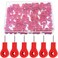80 Pieces Wood Push Pins Pins for Travel Map Thumb Tacks Map Push Pins Map Tacks in Star for Travel Hanging Art Picture Photo Tapestry Painting Board Map