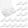 Harloon 24 Pcs Airplane Push Pins Airplane Tacks Paper Airplane Pushpins Map Cubicle Pins Creative Tacks for Cork Board Drawing Pins Message Board Thumbtack White Office Supplies Nail Stud Accessories