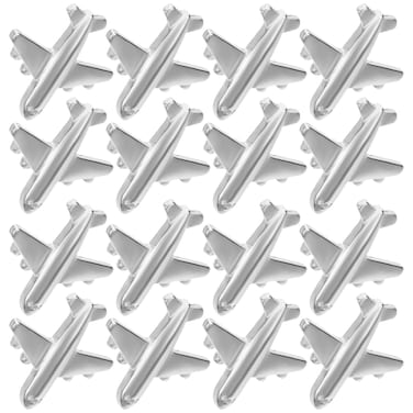 Gadpiparty Airplane Thumbtacks 12 Pcs Metal Push Pins Airplane Thumb Tacks Drawing Pins Cork Board Tacks Decorative Push Pins for Whiteboard Cork Boards Map Calendar Photo Decorative Pushpins