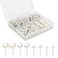 AIEX 525pcs Round Head Pins, 4/5/6/10mm Diameter Plastic Pushpins with Steel Points Thumb Tacks Decorative Pearl Head Map Push Pins for Cork Board Bulletin Board Wall
