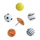 30 Pieces Creative Sport Ball Pushpins Resin Hand-Made thumbtacks for Cork Board, Whiteboard, Bulletin Board, Photo Wall, Map(Football)