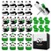 Pandaonly 30PCS Panda Shape Animal Push Pins, Cute Thumb Tacks for Cork Board, Fun Push Pins, Thumbtacks, Decorative Corkboard Pins, Office Desk