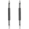 ZATUX 2 Pcs Dual Head Nail Setter 3/32&acirc;&euro;&sup3; and 1/8&acirc;&euro;&sup3; Spring Loaded Nail Set Hammerless Double Ended Nail Punch Tool, 3500 PSI Striking Force Counter Punch