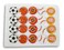 Deco Sports Push Pins - Football, Basketball, Soccer, Baseball Tacks - 20 Count