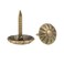 uxcell Upholstery Nails Tacks 8mmx10mm Head Retro Round Thumb Push Pins Bronze Tone for Furniture Sofa Headboards, 50 Pcs