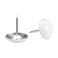 uxcell 50Pcs Upholstery Tacks, 16mmx20mm Round Head Decorative Furniture Nails Thumb Tack for Furniture Sofa Headboards, White