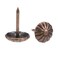 uxcell Upholstery Nails Tacks 11mmx16mm Round Head Retro Push Pins Copper Tone for Furniture Sofa Headboards, 30 Pcs