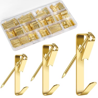 Picture Hanging Kit, ARRITZ 210pcs Wall Hangers, 20lb, 30lb and 50lb Heavy Duty Picture Hanging Hooks with Nails for Wooden Wall, Drywall