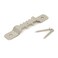 Honbay Photo Frame Accessories, 50PCS Picture Frame Sawtooth Hangers, Double Hole, with 100PCS Nails, Silver