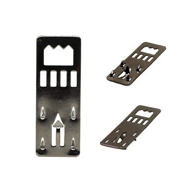 Kwik Foam Board Hangers - 100 Pack - Quick &amp; Easy Fix, Nailess Wall Hangers for Foam Board - Supports 1 Pound