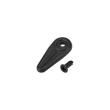 uxcell Frame Turn Button, 3/4" Plastic Indicator Shape with Screws for Hanging Pictures, Photos, Drawings and Posters, 20 Pcs (Black)