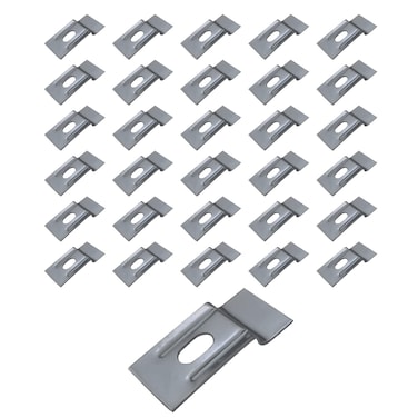 Security Bracket JianLing 30pcs Picture Hanging Security Wall Support Brackets Metal Security Hanger Support Bracket