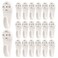 20 Pieces Picture Hangers for Concrete Walls Invisible Nail Wall Hooks Wall Mount Non-Mark Hooks Plastic Hardwall Hanger Hooks for Home Office Picture Photo Frame Hanging Hardware 20lb Load 2 Inches
