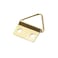 uxcell Triangle Ring Picture Hangers, 24mm x 18mm Golden Assortment Kit for Photo Hanging Solutions, 50 Pcs
