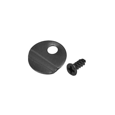 uxcell Frame Turn Button, 1/2" Metal Round with Screws for Hanging Pictures, Photos, Drawings and Posters, 30 Pcs (Black)