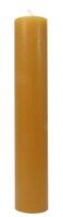 Beeswax Candle Works, 8.5 x 1.5-Inch Pillar, 35-Hour, 100% USA Beeswax