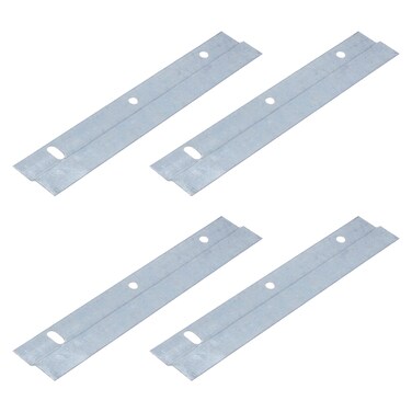 FarBoat 4pcs 6-Inch Iron Picture Frame Wall Hanging Brackets French Cleat Hanger Z Clips for Hanging Photos Artworks Mirrors Panels Shelf Headboards