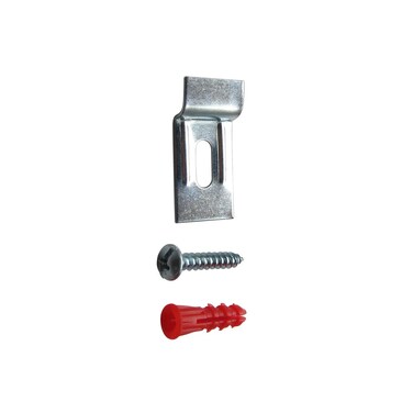 Picture Hanging Security Wall Support Brackets with Screws  Security Bracket, Screws and Anchors - 100 Pack