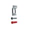 Picture Hanging Security Wall Support Brackets with Screws  Security Bracket, Screws and Anchors - 100 Pack
