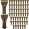Gisafai 60 Pack Brick Hook Clips for Hanging Outdoors Brick Hooks Brick Hangers No Drill, Picture Hangers Brick Wall Hangers Metal Siding Hooks Mount on Brick, Fits 2-1/4 Inch to 2-3/8 Inch