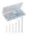 Eujqo Nails for Hanging Pictures Small Nails Picture Hanging Nails 700Pcs Finishing Nails Hardware Nails for Wall Wood Nails