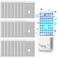 Qualirey 25 Pack Flying Insect Trap Refill Compatible with DFAGIE GS6 Fly Trap Indoor, Sticky Glue Cards, Plug-in Bug Catcher Refills, Glue Boards Refill for Bug Mosquito Gnat Moths Fruit Fly Trap